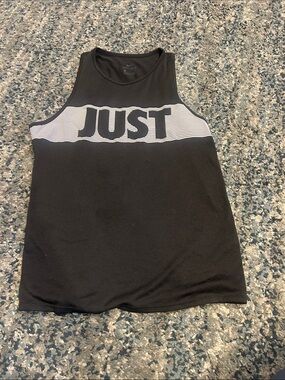 Nike Black Dri-FIT Graphic Athletic Tank
